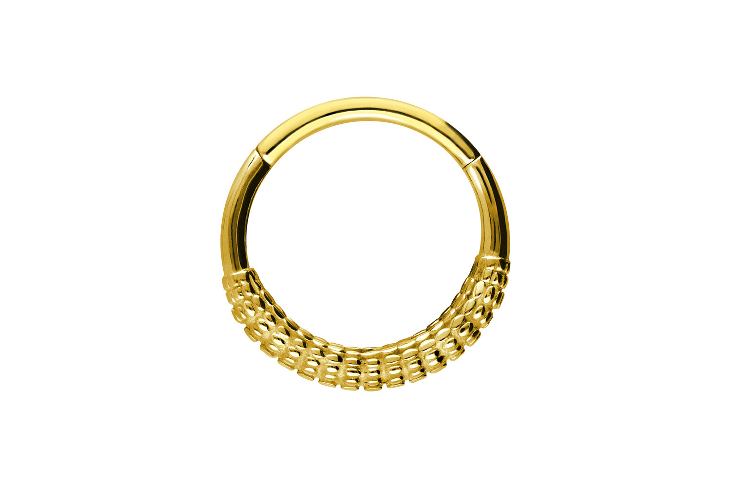 Chirurgenstahl Segmentring Clicker Piercing KOLBEN-DESIGN